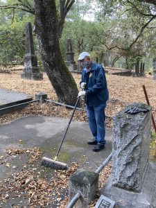 Cleaning our Rural Cemetery (Dave Fougner)